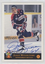 1994 Classic Pro Hockey Prospects Auto /2450 Jason Bonsignore Auto