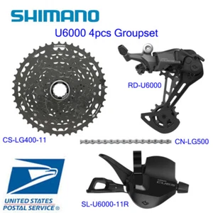Shimano CUES U6000 11 Speed Groupset Cassette Shifter Rear Derailleur Chain - Picture 1 of 1