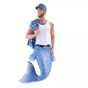 December Diamonds 55-55442 Merman Ornament, Trucker - Picture 1 of 1