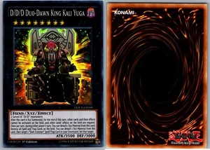 YUGIOH! D/D/D DUO-DAWN KING KALI YUGA - SUPER RARO 1ª EDICIÓN - DOCS-EN050 - Imagen 1 de 1