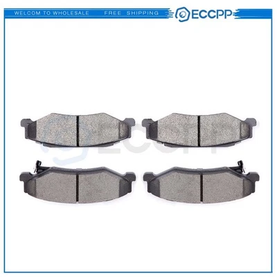 For 1997-2010 2011 2012 2013 Chevrolet Corvette Rear Brake Metallic Pads - Image 1 of 3
