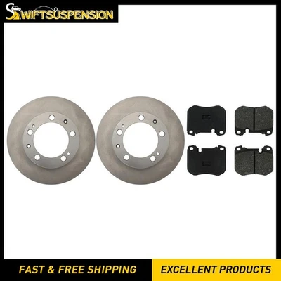 Juego de pastillas de freno de disco delanteras C-Tek rotor de freno de disco 3 piezas para Porsche 944 1987-1989 Foto 1 de 4