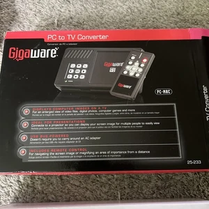 GIGAWARE PC TO TV Converter Cat. # 25-233. NEW RARE - Picture 1 of 3