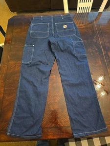 Carhartt FLAME RESISTANT Herren 29X32 Carpenter Jeans TOP - Bitte Bilder ansehen - Bild 1 von 5