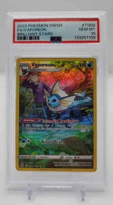 Vaporeon TG02 Trainer Gallery PSA 10 - Image 1 of 2