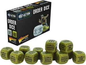12 Green Bolt Action Order D6 Würfel Set - Bild 1 von 1