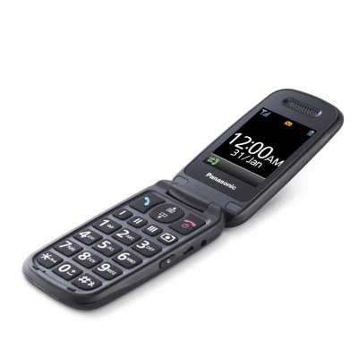 Panasonic KX-TU446 Nero Cellulare Anziani Tasto Sos e Vivavoce - Immagine 1 di 4