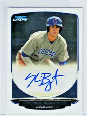 2013 Bowman Chrome Prospect Kris Bryant #BCA-KB Auto RC - Image 1 of 2