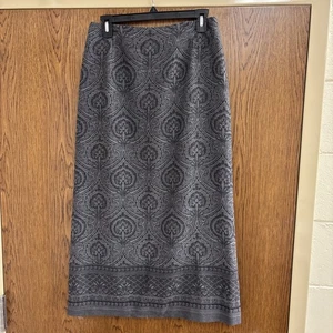 Vintage Pendleton 100 % Schurwolle Jacquard Paisley Rock Midi Hergestellt in den USA Größe 8 1980er - Bild 1 von 9