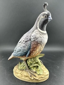 Vintage California Quail Bird Figurine Andrea By Sadek - Picture 1 of 7