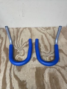 AB Rocket Replacement Parts Pair Blue Padded Handles - Picture 1 of 2