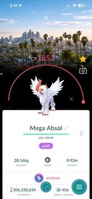 Absol Los Angeles Background + 3moves -  ( SHINY)