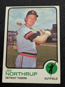 1973 Topps Baseball #168 Jim Northrup - Detroit Tigers - Picture 1 of 6
