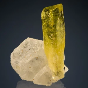 Melanson TN Collection Brazilianite on Beryllonite Brazil 1212-8425 - Picture 1 of 4