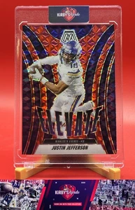 2025 Panini Mosaic #13 Justin Jefferson Elevate Mosaic Red - Bild 1 von 2