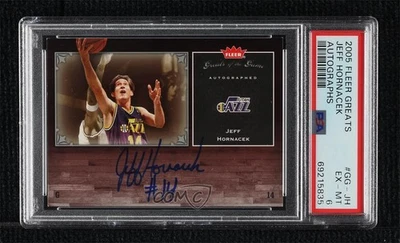 2005-06 Fleer Greats of the Game Auto Jeff Hornacek #GG-JH PSA 6 Auto - Image 1 of 2