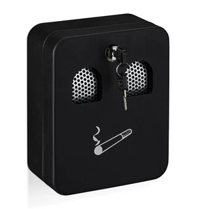 Wandaschenbecher Außen-Aschenbecher wetterfest rostfrei Hänge-Aschenbecher - Bild 1 von 10