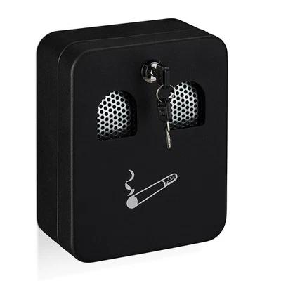 Wandaschenbecher Außen-Aschenbecher wetterfest rostfrei Hänge-Aschenbecher - Bild 1 von 4