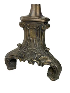 19th Century Antique Brass Church Altar Candlestick - Picture 1 of 7