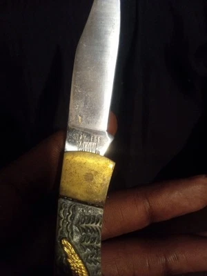 ВИНТАЖНЫЙ карманный нож складной из нержавеющей стали сделано в Тайване - Изображение 1 из 4