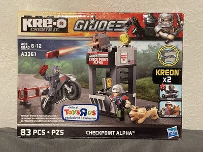 KRE-O A3361 CHECKPOINT ALPHA FIREFLY LAW & ORDER GI JOE HASBRO TOYRUS EXCLUSIVE - Image 1 of 2