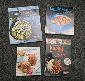 Slimming World Book Bundle 4 Recipe Books Family Feasts Little Book Of Barbecue - Picture 1 of 5