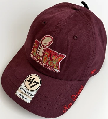 Sombrero de limpieza Super Bowl LIX New Orleans bordado '47 • ajustable para mujer Foto 1 de 4