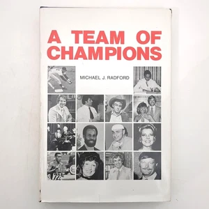 A Team of Champions Sports Leadership Hardcover Book Michael Radford 1978 - Imagen 1 de 24