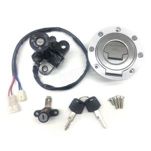 Aluminum Ignition Key Switches Fit For Yamaha XJ6 XJ6F XJ6N 2009-2015 - Picture 1 of 12