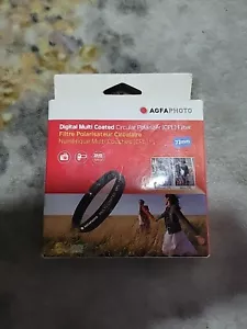 "AGFA Circular Polarizing Glass Filter (CPL), 72mm 72 APCPL72 " - Picture 1 of 4