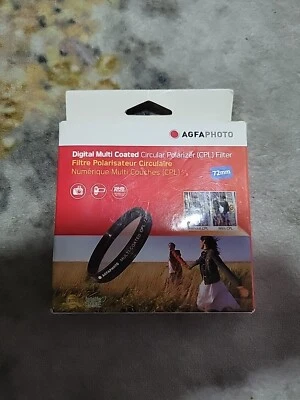 "AGFA Circular Polarizing Glass Filter (CPL), 72mm 72 APCPL72 " - Image 1 of 4