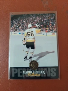 1993 Leaf Mario Lemieux Collection Mario Lemieux #10 Pittsburgh Penguins - Picture 1 of 2