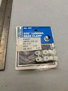 Carl Goldberg Landing Gear Clamps 5/32” No.287 - Picture 1 of 2