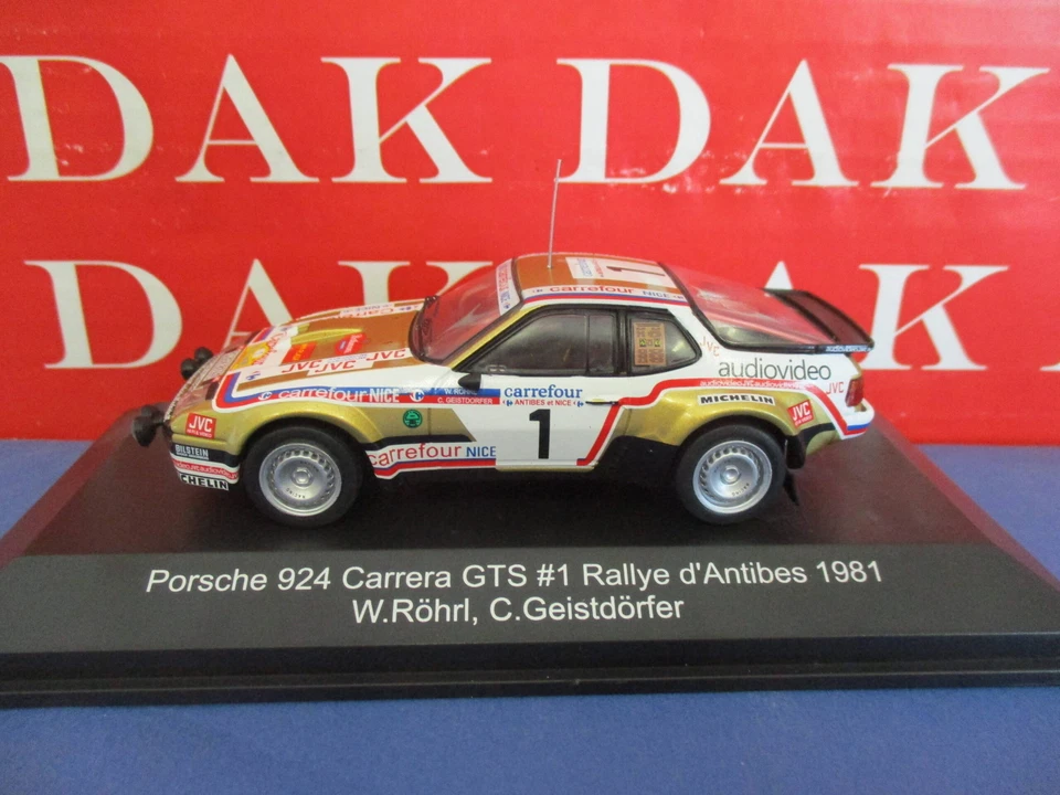 PORSCHE 924 CARRERA GTS N.1 RALLY D'ANTIBES 1981 W.ROHRL-C.GEISTDORFER 1 43 Cmr
