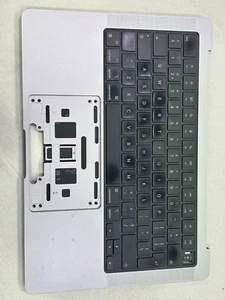 Gris sidéral Keyboard topcase clavier QWERTY INTERNATIONAL Macbook Pro 14" A2442 - Afbeelding 1 van 2