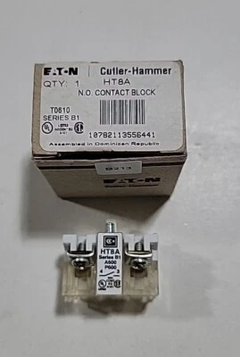 EATON Cutler-Hammer HT8A, 1NO Normally Open Contact Block  - Image 1 of 4