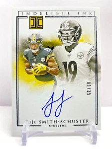 2020 Panini Impeccable Indelible Ink # 01/35 JuJu Smith-Schuster Steelers SP - Picture 1 of 2