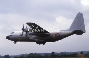 Italienische AF C-130 Hercules 46-13, Fairford, 7.87, Farbdia, Fliegerflugzeug - Bild 1 von 1