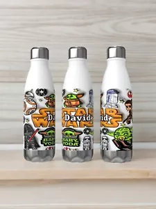 Star Wars Regalo Personalizado Botella de Agua para Bolos o Taza Niños Adolescentes Adultos - Imagen 1 de 10