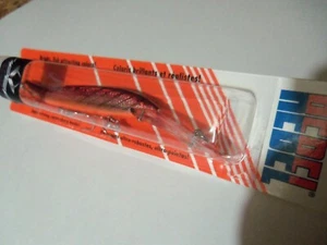 1 Rebel DJ20 Spoonbill Minnow Lure VIPER Custom Chrome/Red Back/OB NIP - Picture 1 of 7