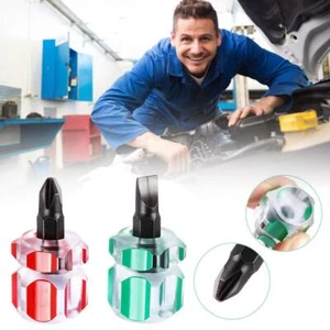 Mini Screwdrivers Set Stubby Screw driver Flat Cross O0U6 Screwdrivers AU I3B3 - Picture 1 of 15