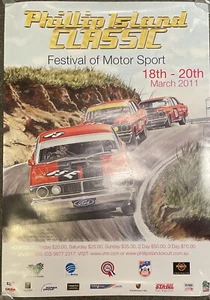 VHRR Phillip Island Classic 2011 Poster Ford Falcon XW GTHO Phase II 42 x 59 cm - Picture 1 of 3