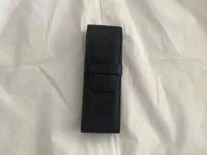 GRANDE CUSTODIA NERA CON PATTA TUTTA IN PELLE CONTIENE 3 SIGARI - Foto 1 di 4