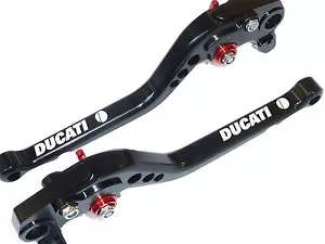 DUCATI HYPERMOTARD 796 ST4S LONG BRAKE & CLUTCH LEVERS SET ROAD TRACK TS144 - Picture 1 of 6