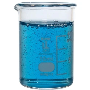 10ml Glass Beaker, Griffin Low Form, Graduated, Karter Sci 247B4 (Single) - Picture 1 of 2