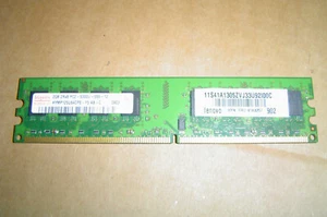 1x Hynix 2 GB DDR2 1Rx8 PC2 - 5300U - 555 - HYMP125U64CP8-Y5 AB -C - Afbeelding 1 van 1