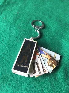 VINTAGE OLD KEY RING LONDON ROYALTY PULL OUT PHOTOS CLASSIC COLLECTIBLE RARE ! - Picture 1 of 12