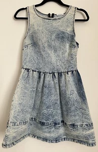 Mini abito da serbatoio in denim lavaggio acido Via Lattea stile anni '80 bambola bambino - Foto 1 di 5