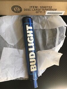 Bud Light Aluminum Logo Beer Tap Handle 12â€� Tall Brand New In Box Free Shipping