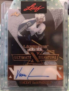 VINCENT DAMPHOUSSE 2023 Leaf Ultimate Hockey Ultimate Signatures 16/25 - Picture 1 of 2